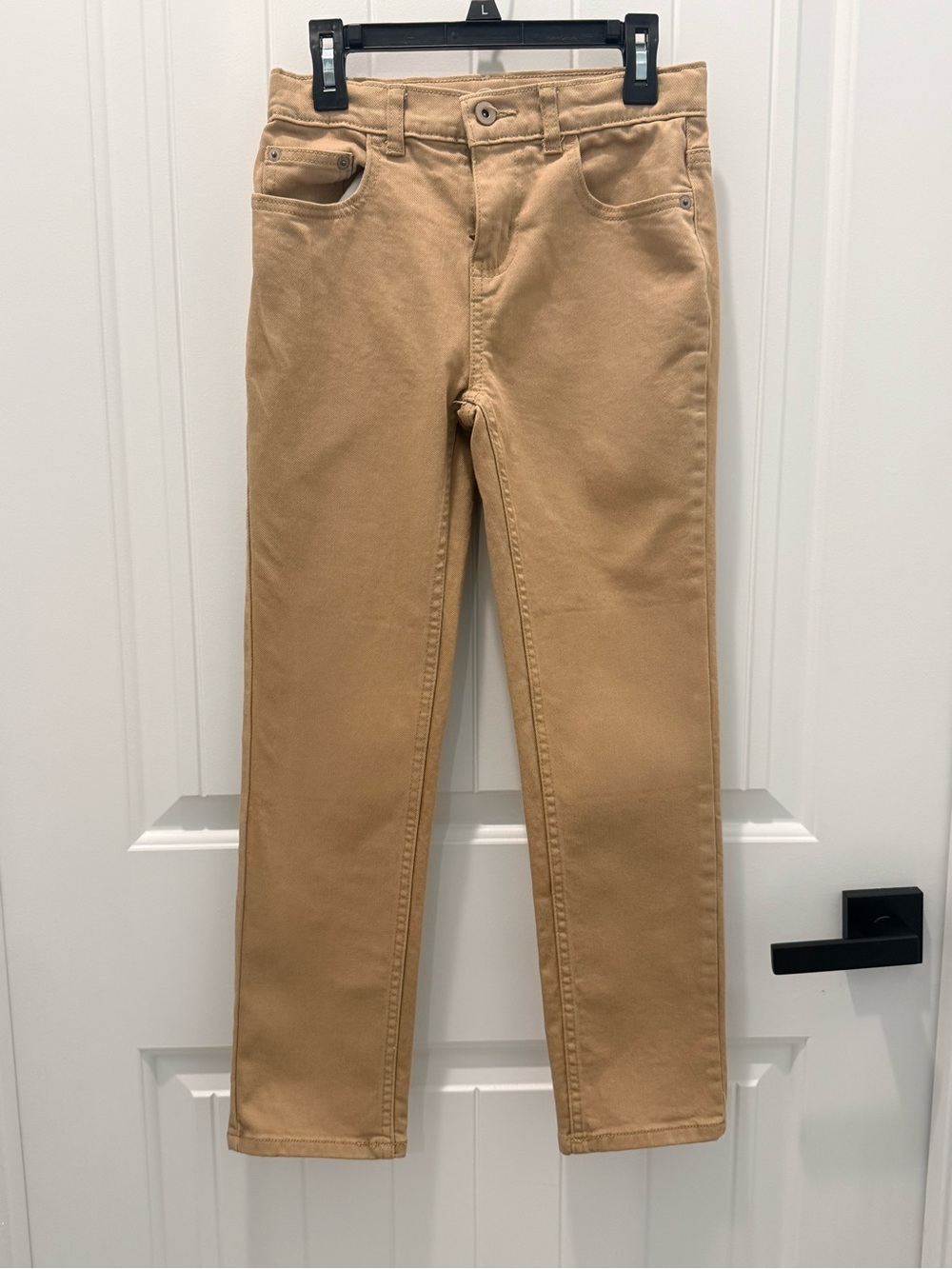 wonder nation Women’s Straight-Leg Jeans in Khaki Tan